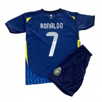 Maglia Calcio Al-Nassr Cristiano Ronaldo #7 Seconda Divisa Bambino 2024-25 Manica Corta (+ pantaloncini)